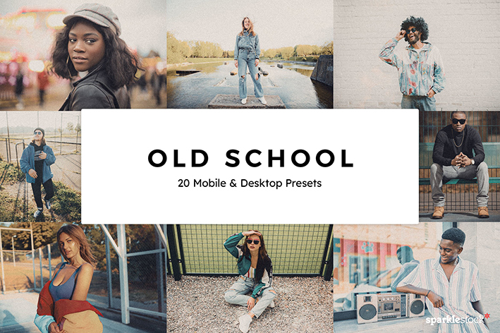 20 پریست لایت روم و لات رنگی تم مدرسه قدیمی Old School Lightroom Presets & LUTs 20 پریست لایت روم و لات رنگی تم مدرسه قدیمی Old School Lightroom Presets & LUTs