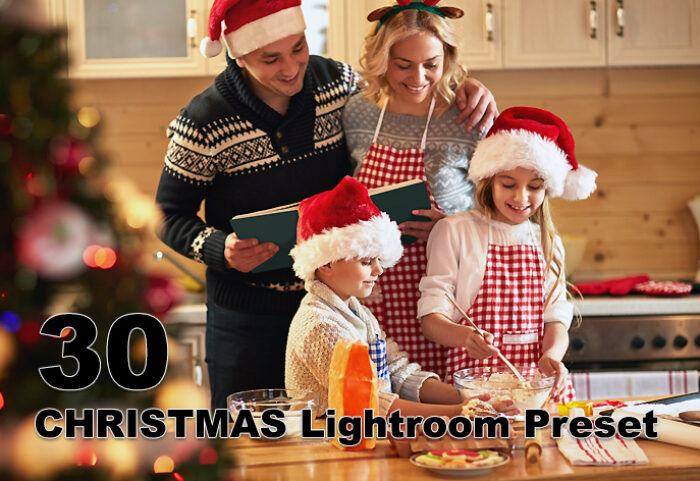 30 پریست لایت روم و پریست کمرا راو تم کریسمس CHRISTMAS Lightroom Preset