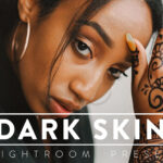 30 پریست لایت روم پرتره و پریست کمرا راو تم سیاه پوست DARK SKIN Lightroom Preset
