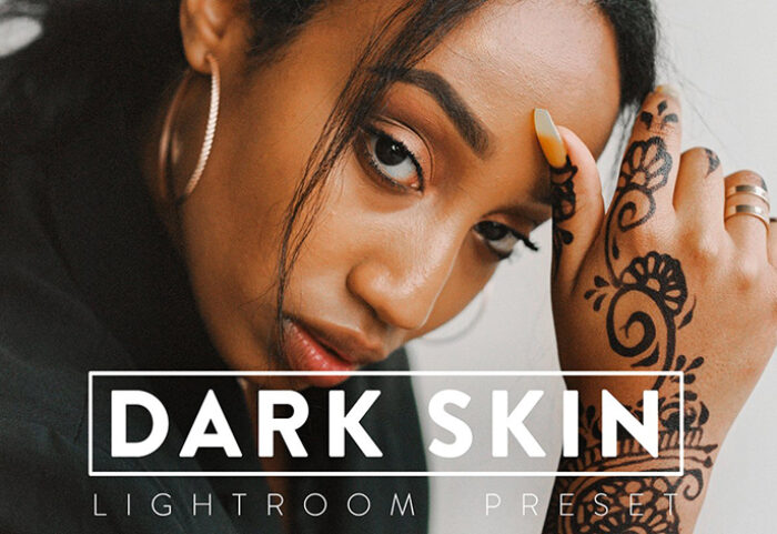 30 پریست لایت روم پرتره و پریست کمرا راو تم سیاه پوست DARK SKIN Lightroom Preset