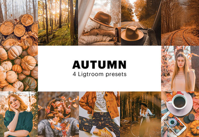 4 پریست لایت روم پاییز دسکتاپ و موبایل Autumn Lightroom Presets