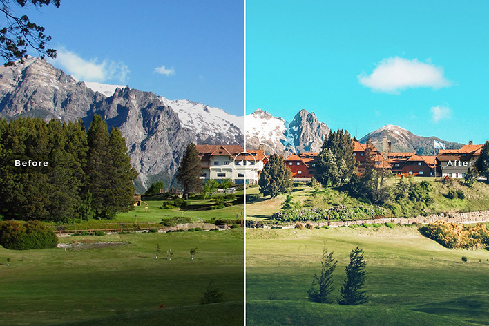 40 پریست لایت روم و کمرا راو و اکشن فتوشاپ تم باریلوچه Bariloche Lightroom Presets 40 پریست لایت روم و کمرا راو و اکشن فتوشاپ تم باریلوچه Bariloche Lightroom Presets