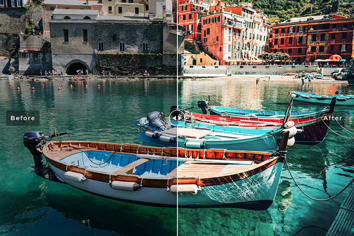 40 پریست لایت روم و کمرا راو و اکشن فتوشاپ تم مانارولا Manarola Lightroom Presets 40 پریست لایت روم و کمرا راو و اکشن فتوشاپ تم مانارولا Manarola Lightroom Presets