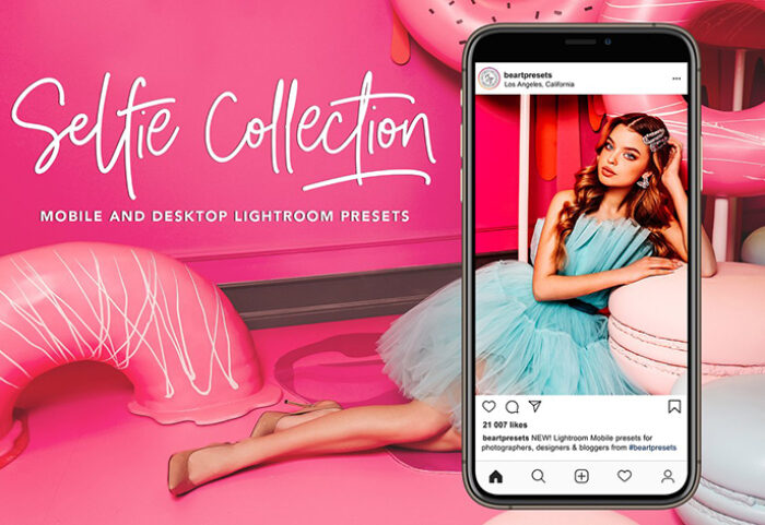 60 پریست لایت روم حرفه ای عکس سلفی Selfie Lightroom Presets