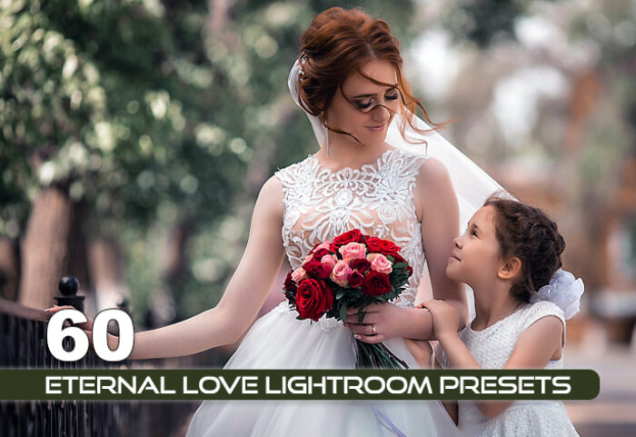 60 پریست لایت روم و براش لایت روم تم عشق ابدی Eternal Love Lightroom Presets