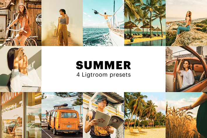 8 پریست لایت روم تابستان دسکتاپ و موبایل Summer Lightroom Presets 8 پریست لایت روم تابستان دسکتاپ و موبایل Summer Lightroom Presets