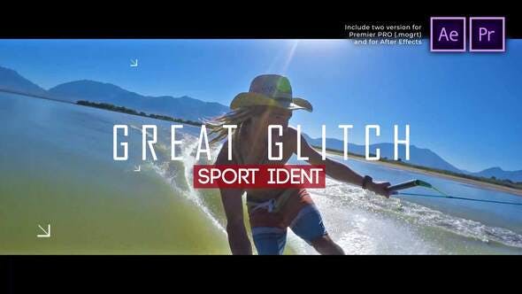 پروژه آماده پریمیر اسلایدشو اکشن با موزیک Sport Ident Glitch Slideshow پروژه آماده پریمیر اسلایدشو اکشن با موزیک Sport Ident Glitch Slideshow