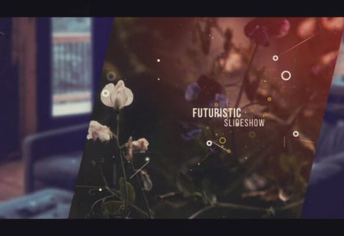 پروژه آماده پریمیر اسلایدشو با موزیک افکت مدرن Futuristic Slideshow For Premiere Pro