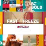 پروژه اسلایدشو افتر افکت با موزیک افکت فریز عکس Fast And Freeze