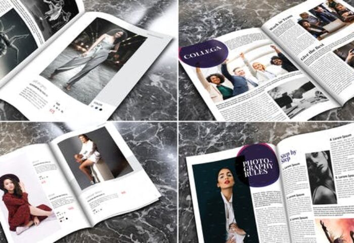 پروژه افتر افکت با موزیک تبلیغات مجله Elegant Universal Promo Magazine