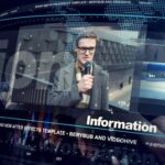 پروژه افتر افکت با موزیک تیزر خبری و برنامه خبری News Vision