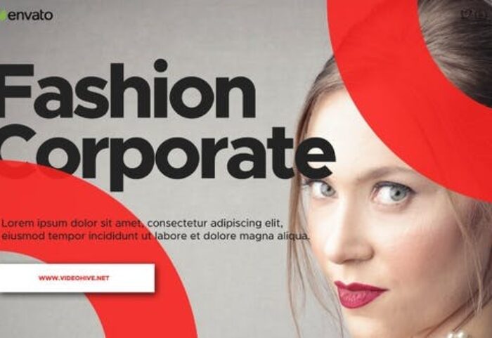 پروژه افتر افکت رزولوشن 4K معرفی شرکت در زمینه مدلینگ Fashion Corporate Presentation
