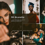 پریست لایت روم پرتره و پریست کمرا راو فتوشاپ Brunette Presets