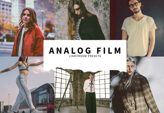 10 پریست لایت روم حرفه ای تم فیلم آنالوگ قدیمی Analog Film Lightroom Presets
