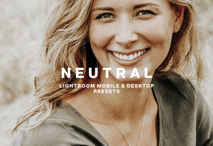 10 پریست لایت روم حرفه ای تم قهوه ای NEUTRAL LIGHTROOM PRESETS