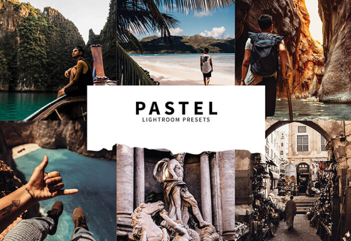 10 پریست لایت روم حرفه ای رنگی پاستلی Pastel Lightroom Presets