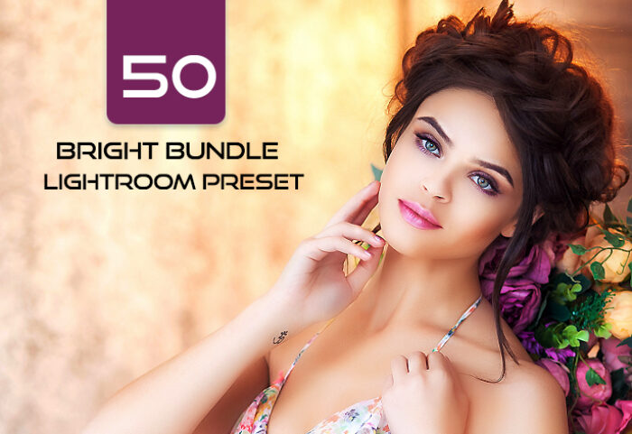 100 پریست لایت روم حرفه ای تم روشن Bright Lightroom Preset Bundle
