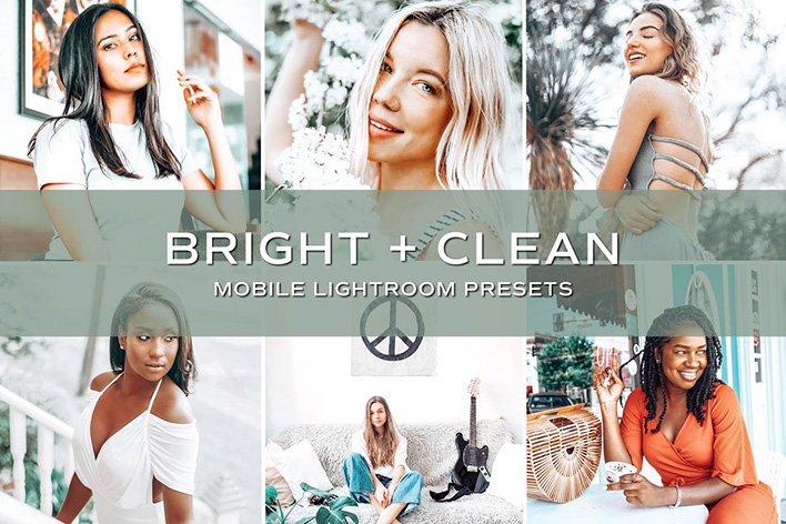 100 پریست لایت روم حرفه ای تم روشن Bright Lightroom Preset Bundle 100 پریست لایت روم حرفه ای تم روشن Bright Lightroom Preset Bundle