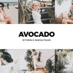 20 پریست لایت روم و لات رنگی تم آوکادو Avocado Lightroom Presets And LUTs