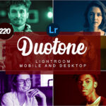 220 پریست لایت روم حرفه ای تک رنگ Duotone Mobile and Desktop PRESETS
