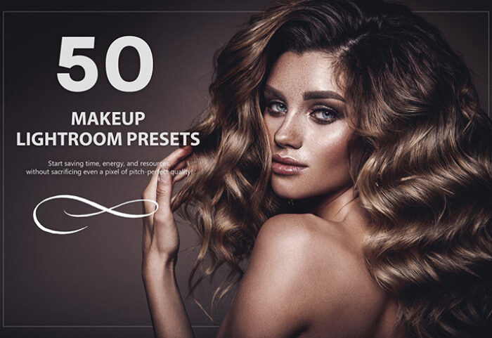 50 پریست لایت روم حرفه ای تک میکاپ Makeup Lightroom Presets