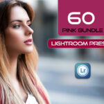 60 پریست رنگی لایت روم حرفه ای تم صورتی Pink Lightroom Preset Bundle