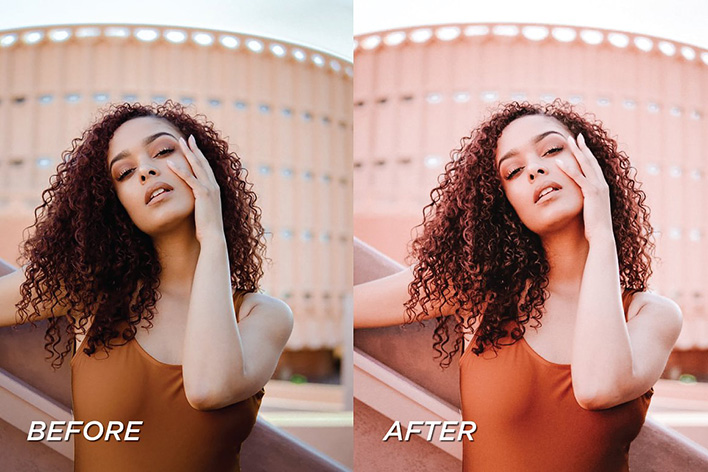 60 پریست رنگی لایت روم حرفه ای تم صورتی Pink Lightroom Preset Bundle 60 پریست رنگی لایت روم حرفه ای تم صورتی Pink Lightroom Preset Bundle