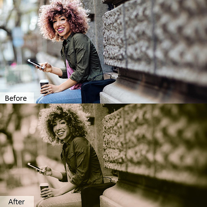 60 پریست لایت روم حرفه ای تک رنگ Sepia Mobile and Desktop PRESETS 60 پریست لایت روم حرفه ای تک رنگ Sepia Mobile and Desktop PRESETS