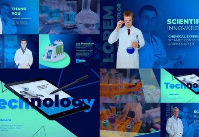 پروژه آماده افتر افکت با موزیک معرفی شرکت دارویی Medical Scientific Presentation