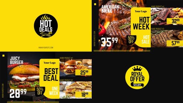 پروژه آماده افتر افکت با موزیک منوی تخفیف رستوران Royal Offer Food Menu Promo پروژه آماده افتر افکت با موزیک منوی تخفیف رستوران Royal Offer Food Menu Promo
