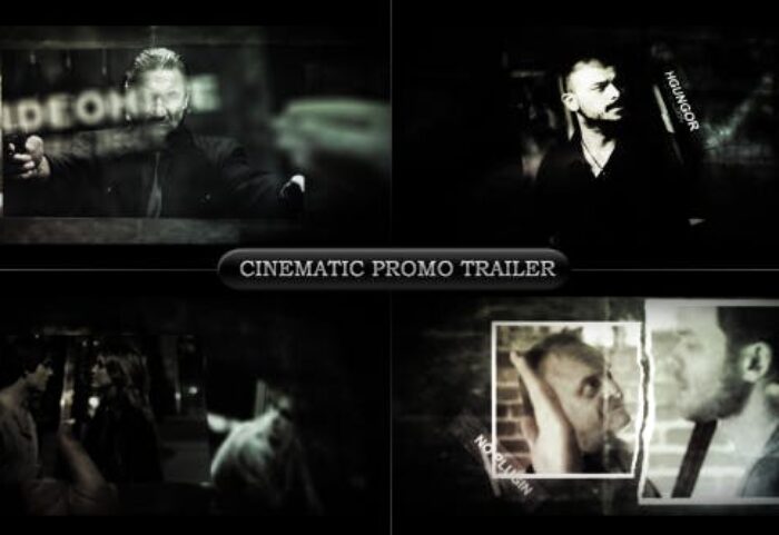 پروژه آماده افتر افکت تیتراژ سینمایی با موزیک Cinematic Promo Trailer