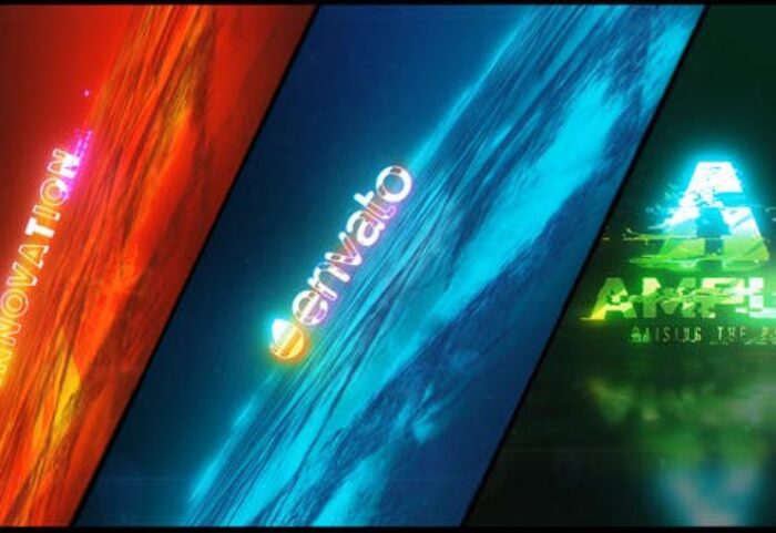 پروژه آماده افتر افکت لوگو 2021 با موزیک افکت نویز Electrify Glitch Impact Logo
