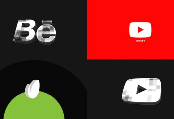 پروژه آماده افتر افکت لوگو 2021 رزولوشن 4k با موزیک Simple Logo