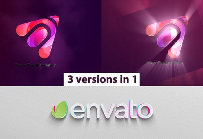 پروژه آماده افتر افکت لوگو رزولوشن 4k با موزیک Simple Modern Logo Reveal