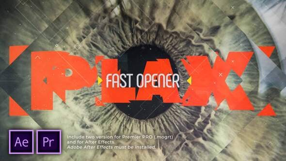پروژه آماده پریمیر اسلایدشو با موزیک افکت پارالاکس pLax Fast Opener پروژه آماده پریمیر اسلایدشو با موزیک افکت پارالاکس pLax Fast Opener