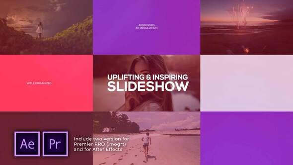پروژه پریمیر اسلایدشو رزولوشن 4K با موزیک افکت تایپوگرافی Uplifting & Inspiring Slideshow پروژه پریمیر اسلایدشو رزولوشن 4K با موزیک افکت تایپوگرافی Uplifting & Inspiring Slideshow