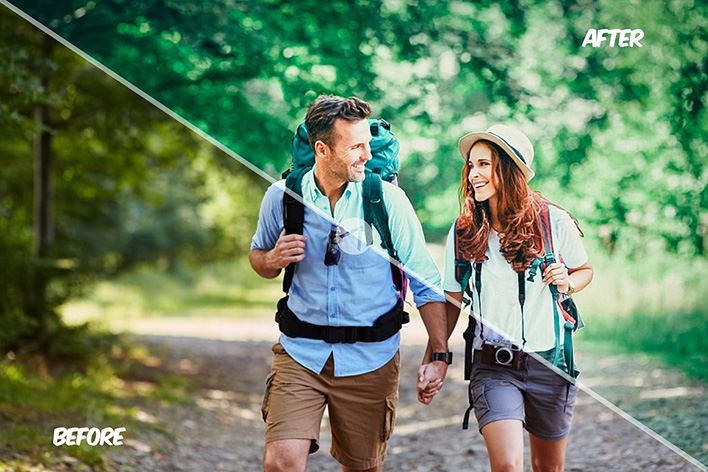 20 پریست لایت روم و اکشن فتوشاپ و لات رنگی تم جنگل سبز Green Forest Presets 20 پریست لایت روم و اکشن فتوشاپ و لات رنگی تم جنگل سبز Green Forest Presets