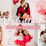 24 پریست لایت روم پرتره تم ولنتاین VALENTINE Portrait Lightroom Presets