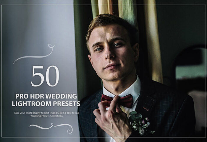 50 پریست لایت روم حرفه ای عروسی افکت اچ دی آر Pro HDR Wedding Lightroom Presets