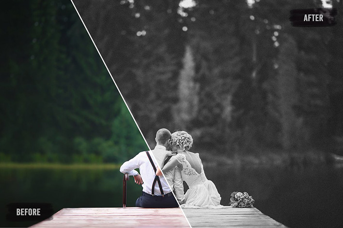 50 پریست لایت روم حرفه ای عروسی افکت سیاه و سفید B&W Essential Wedding Presets 50 پریست لایت روم حرفه ای عروسی افکت سیاه و سفید B&W Essential Wedding Presets