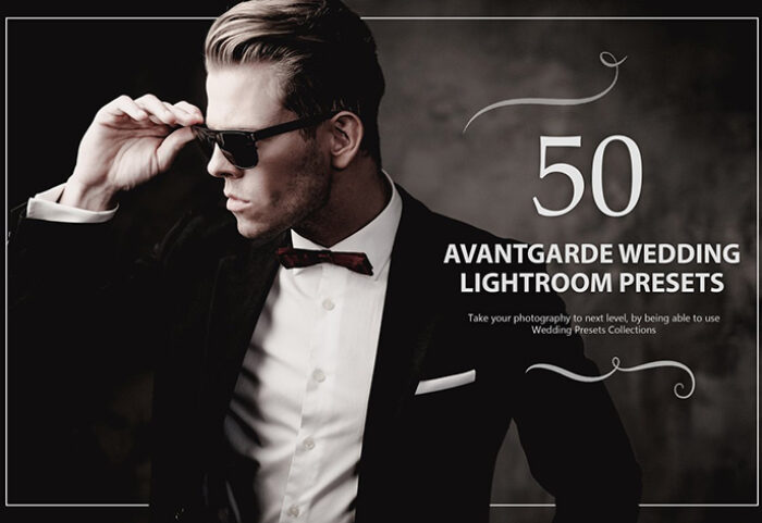 50 پریست لایت روم حرفه ای عروسی افکت مدرن Avantgarde Wedding Presets