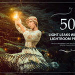 50 پریست لایت روم حرفه ای عروسی افکت نوری Light Leaks Wedding Presets
