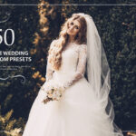 50 پریست لایت روم حرفه ای عروسی تم سینمایی Vintage Wedding Lightroom Presets