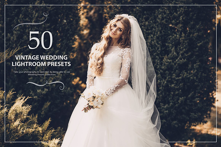 50 پریست لایت روم حرفه ای عروسی تم سینمایی Vintage Wedding Lightroom Presets 50 پریست لایت روم حرفه ای عروسی تم سینمایی Vintage Wedding Lightroom Presets