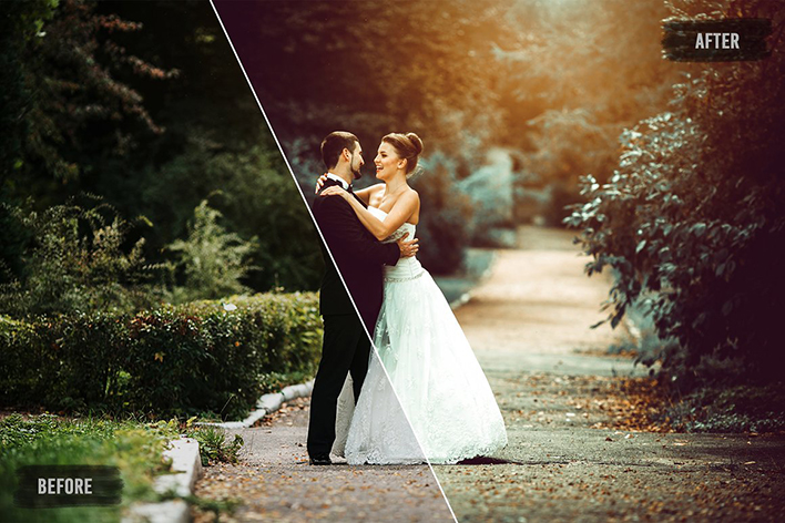 50 پریست لایت روم حرفه ای عروسی تم سینمایی Vintage Wedding Lightroom Presets 50 پریست لایت روم حرفه ای عروسی تم سینمایی Vintage Wedding Lightroom Presets