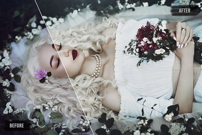 50 پریست لایت روم حرفه ای عروسی تم عروس زیبا Wonderland Wedding Presets 50 پریست لایت روم حرفه ای عروسی تم عروس زیبا Wonderland Wedding Presets