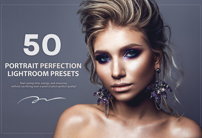 50 پریست لایت روم پرتره حرفه ای Portrait Perfection PR Presets