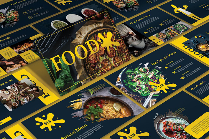 قالب پاورپوینت و گوگل اسلایدر تم غذایی FOOD Powerpoint Google Slides Template قالب پاورپوینت و گوگل اسلایدر تم غذایی FOOD Powerpoint Google Slides Template