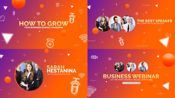 پروژه آماده افتر افکت حرفه ای با موزیک تبلیغ وبینار Online Webinar Promo پروژه آماده افتر افکت حرفه ای با موزیک تبلیغ وبینار Online Webinar Promo