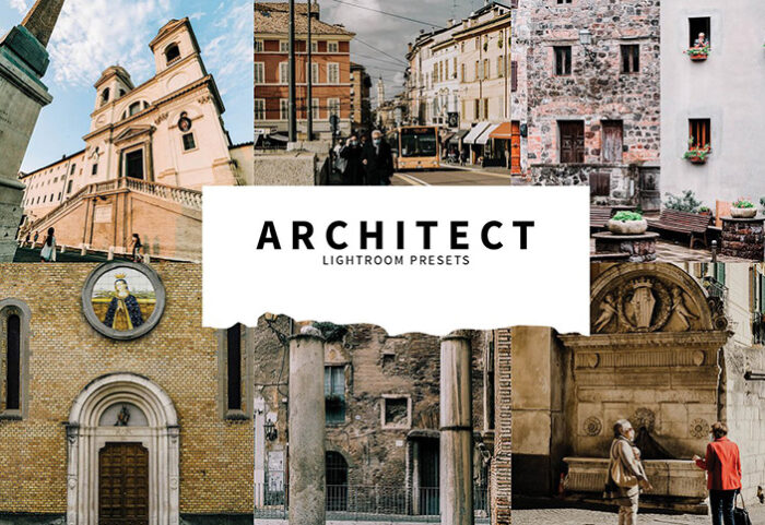 10 پریست لایت روم حرفه ای تم آرشیتکت Architect Lightroom Presets